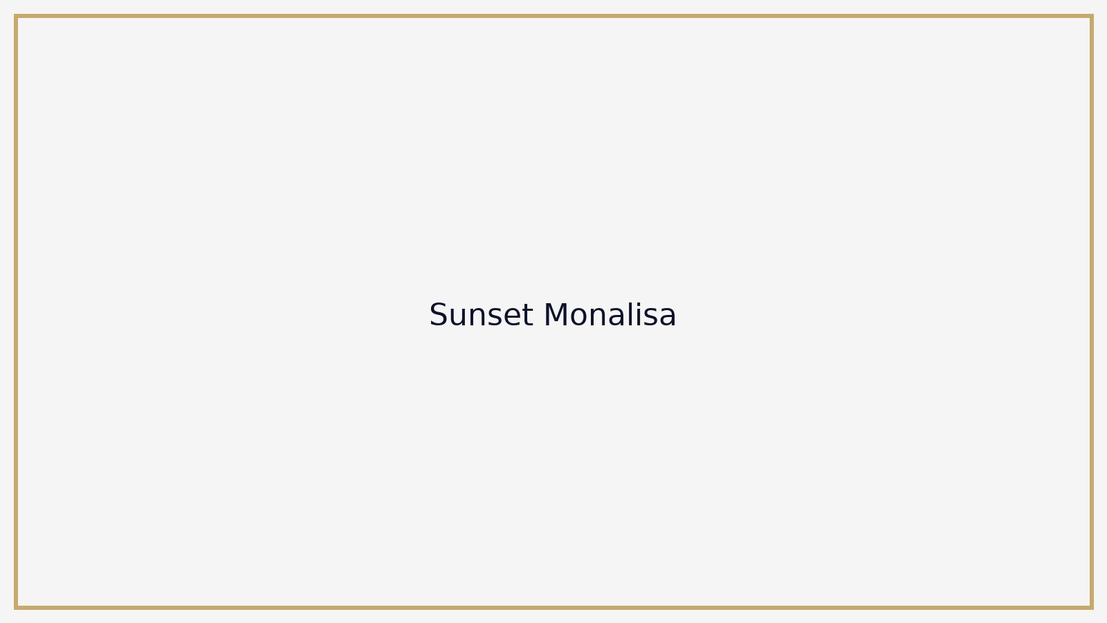 Sunset Monalisa