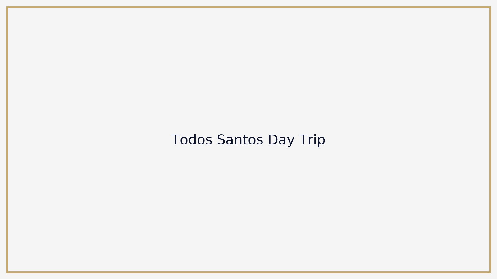 Todos Santos Day Trip